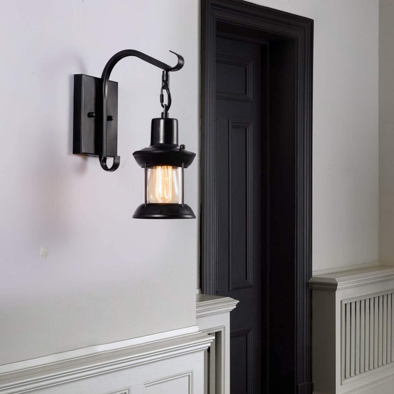 Vintage Industrial Wall Lantern
