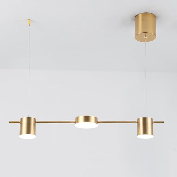 Moderne lineaire plafond-hanglamp met verstelbare spotlights