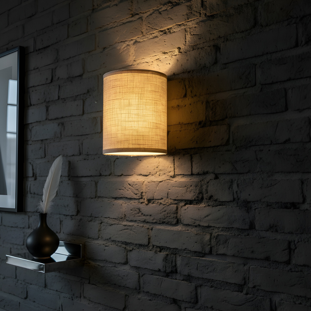 1+1 Free Fabric Wall Sconces