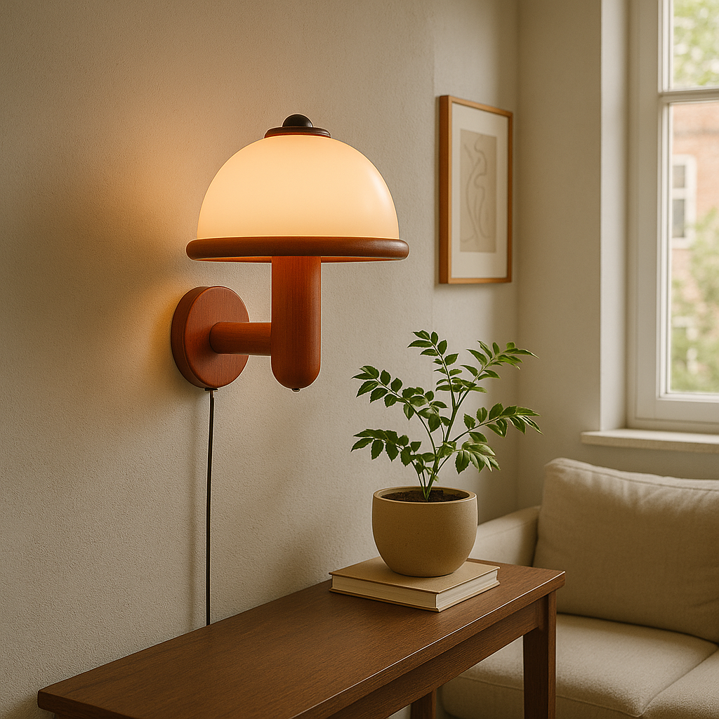 Mushroom Wall Lamp