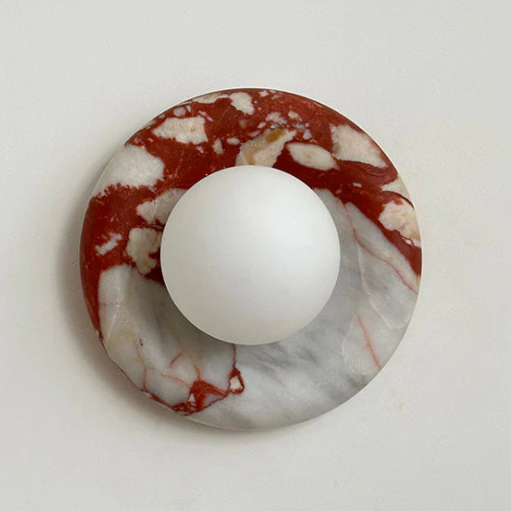 Marble Wall Sconce Modern Indoor LED Wall Light Elegant Fixture