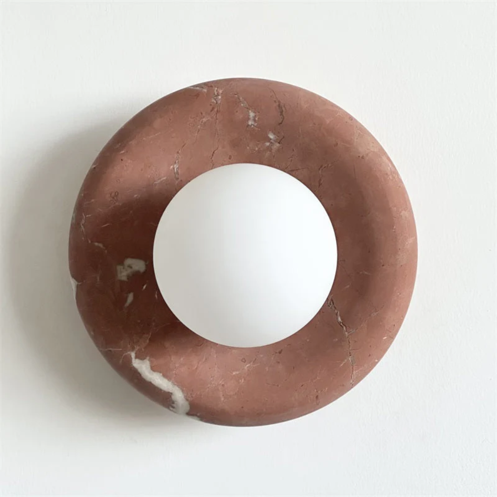 Marble Wall Sconce Modern Indoor LED Wall Light Elegant Fixture