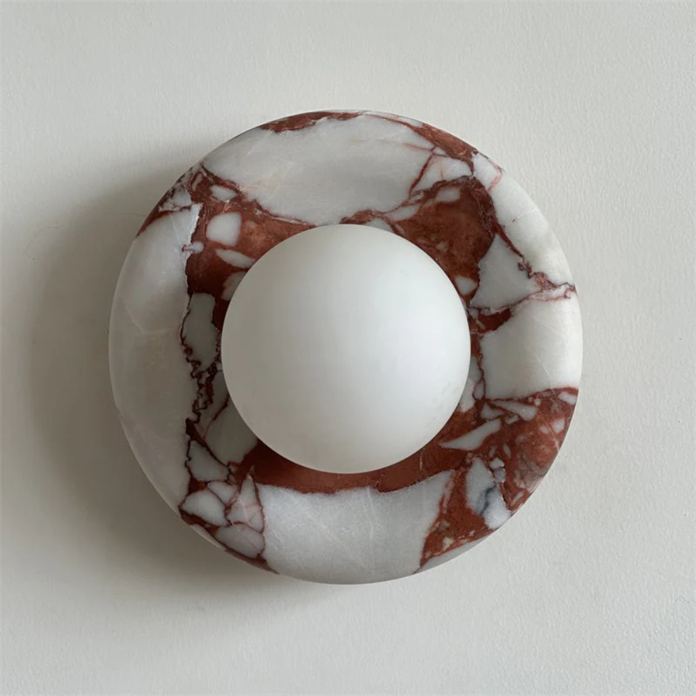 Marble Wall Sconce Modern Indoor LED Wall Light Elegant Fixture