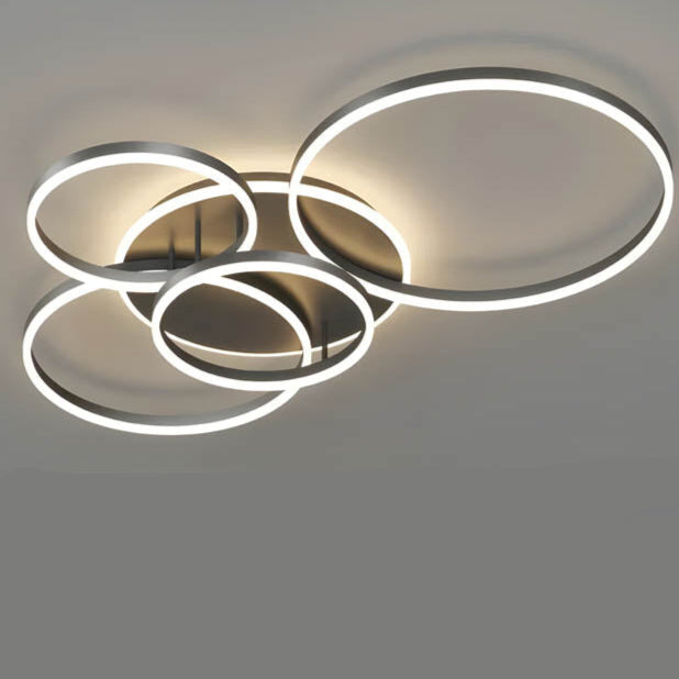 Modern Multi-Ring LED Ceiling Light