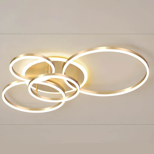 Modern Multi-Ring LED Ceiling Light