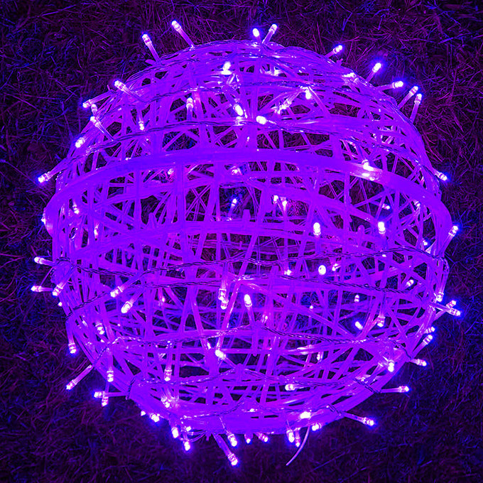 Hanging LED Sphere Lights with Metal Wire Ball Design