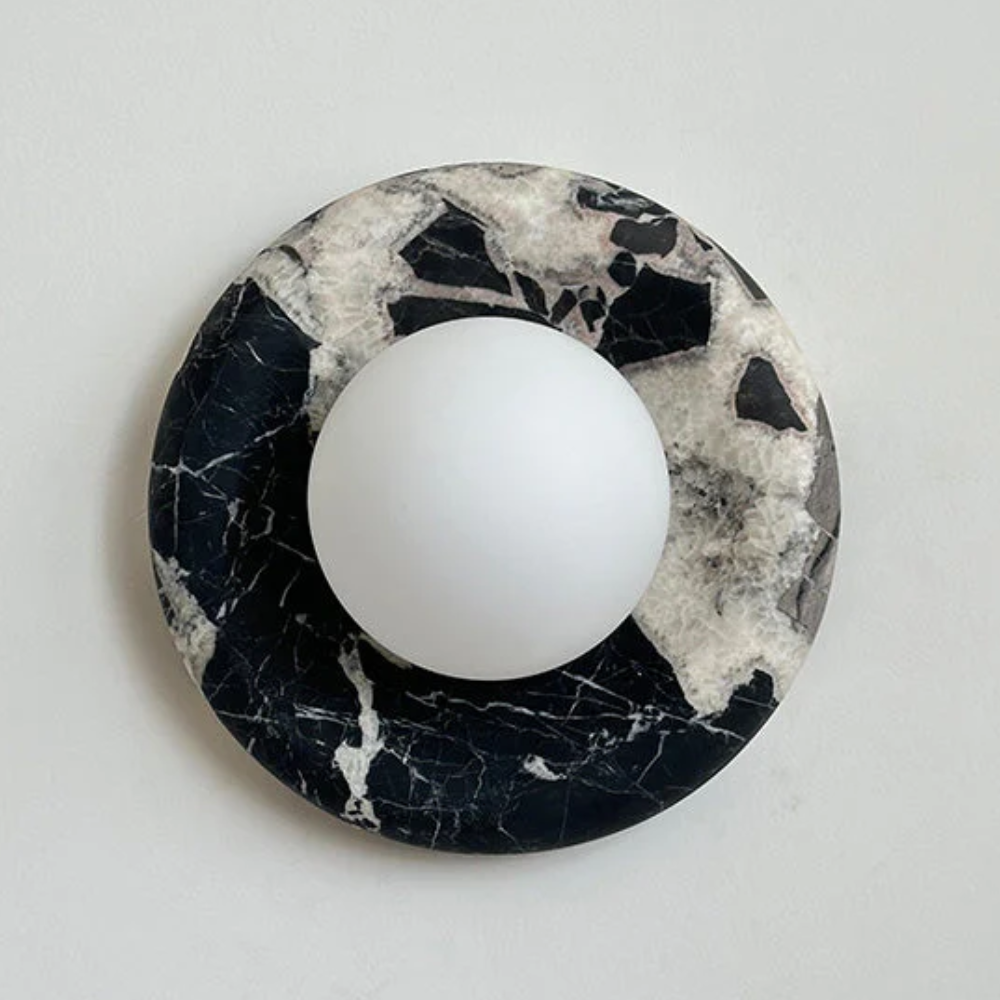 Marble Wall Sconce Modern Indoor LED Wall Light Elegant Fixture