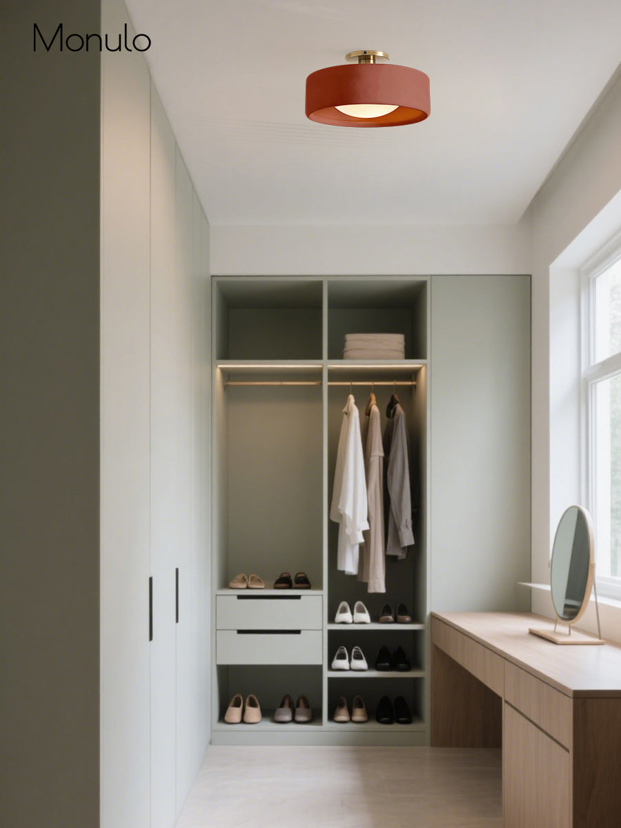 Porcelain Flush Mount Ceiling Light