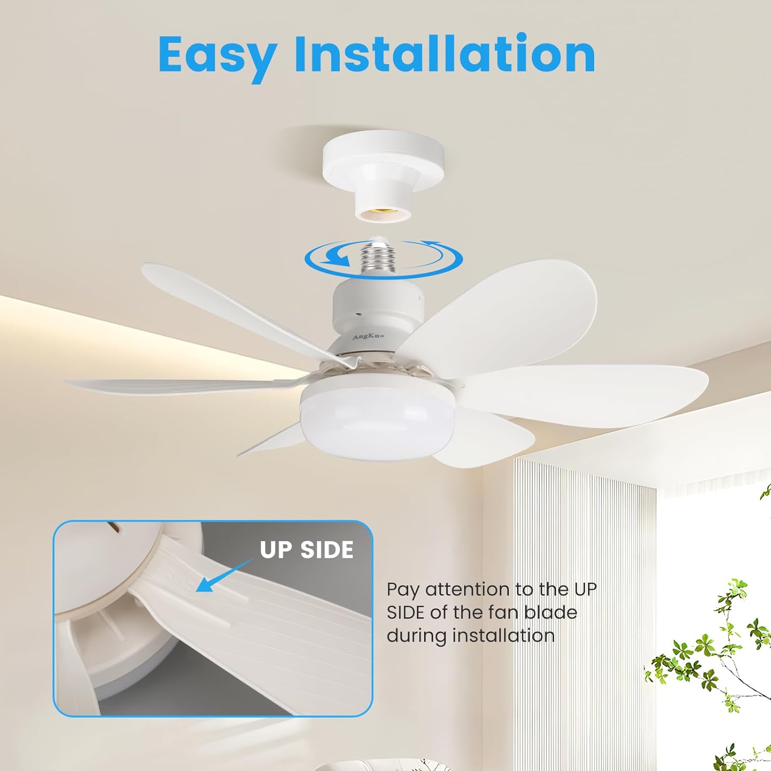 Plafondventilator met LED Licht en Afstandsbediening