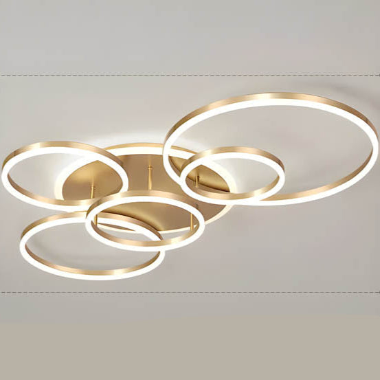 Modern Multi-Ring LED Ceiling Light