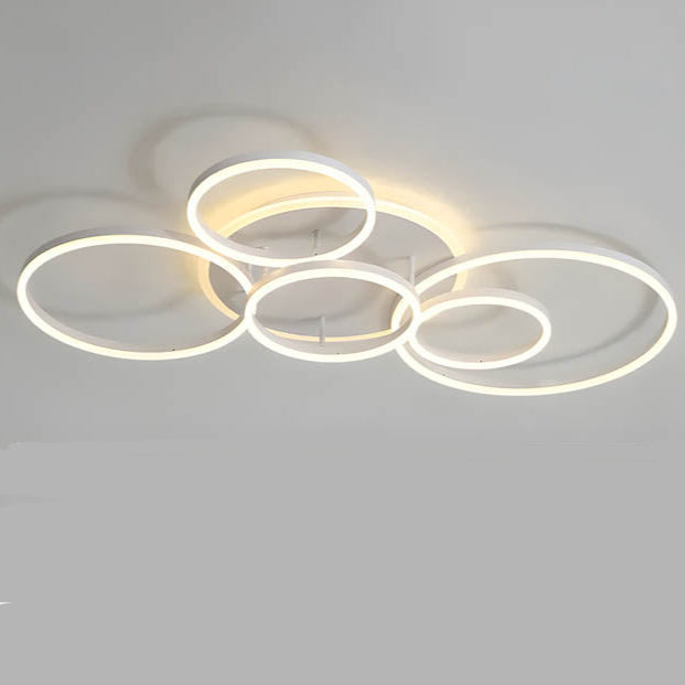 Modern Multi-Ring LED Ceiling Light