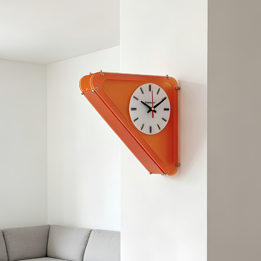 Geometrische Minimalistische Wandklok Ontwerp