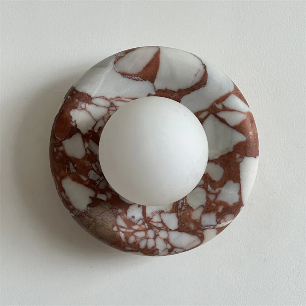 Marble Wall Sconce Modern Indoor LED Wall Light Elegant Fixture