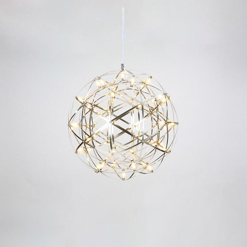 Designer LED Sphere Chandelier with Adjustable Height