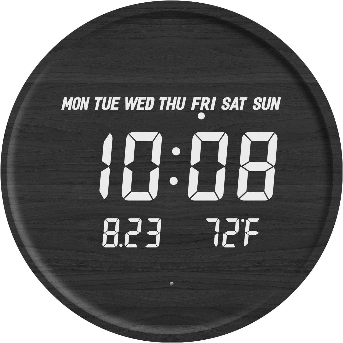 Scandinavian Digital Wall Clock With LED Display And USB Power