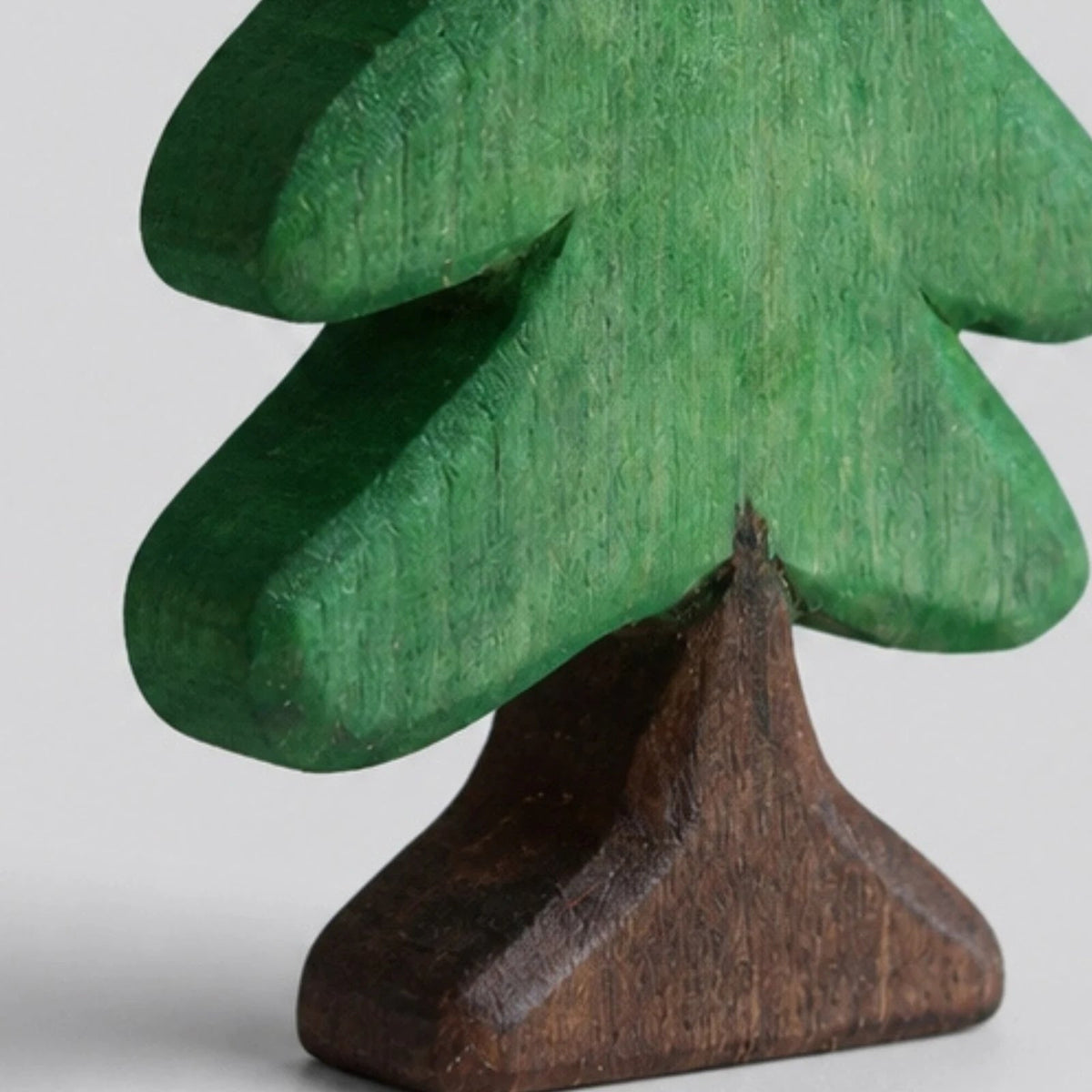 Whimsical Wooden Evergreen Tree Tabletop Decoration