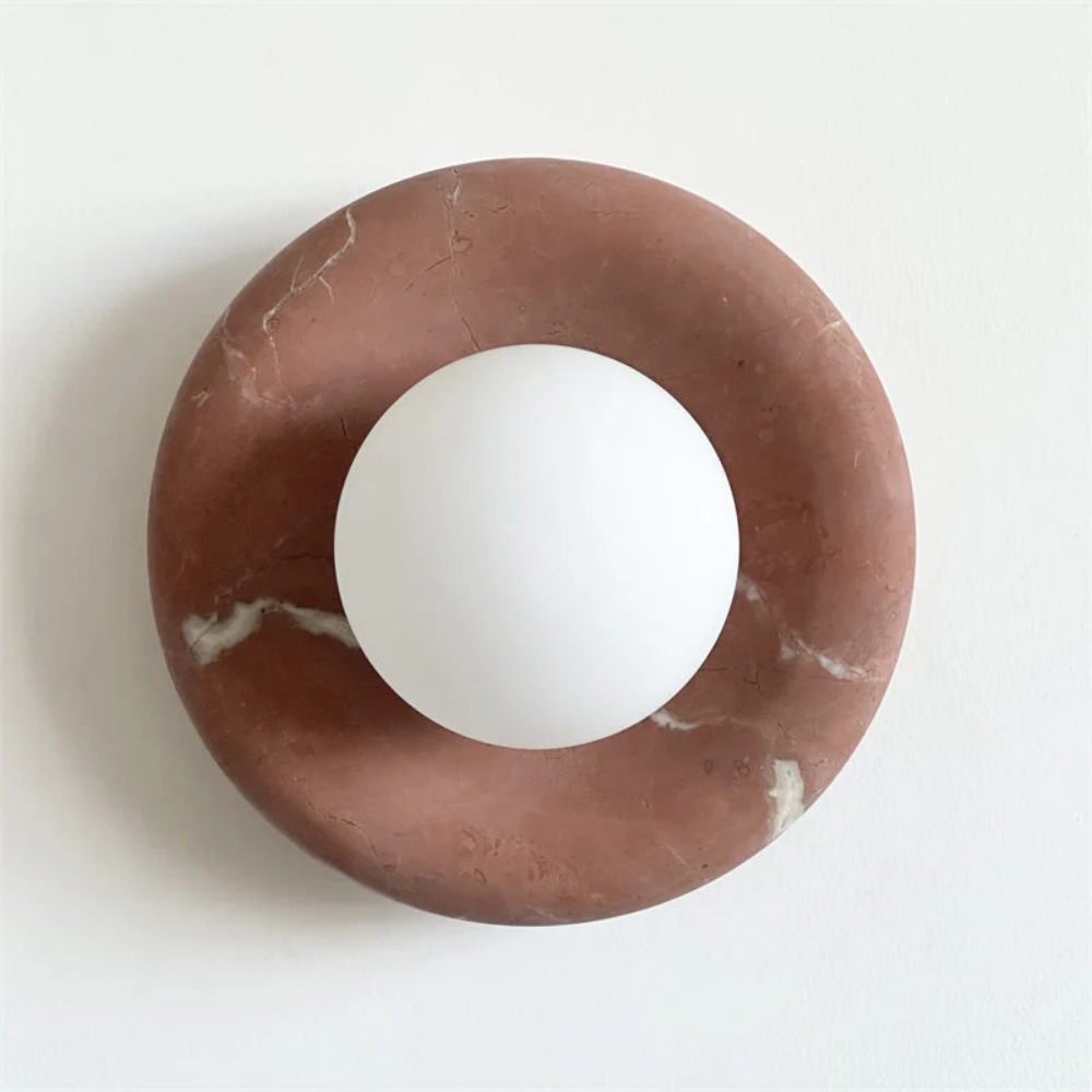 Marble Wall Sconce Modern Indoor LED Wall Light Elegant Fixture