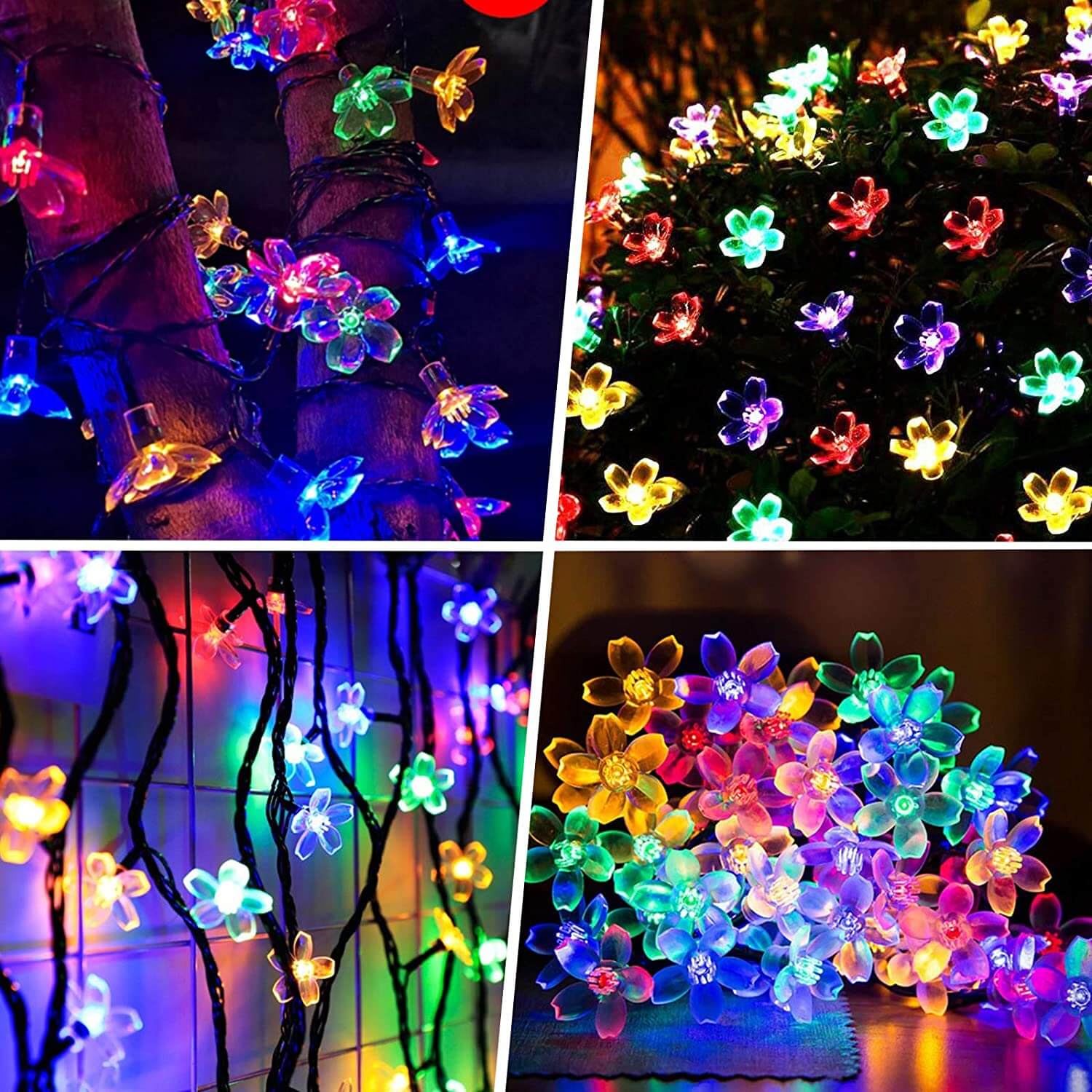 Zonne Bloem Stringverlichting Met Multikleurige LED