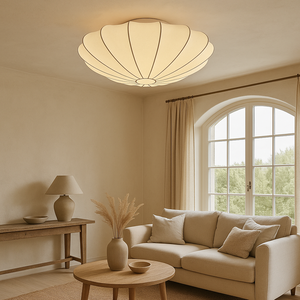 Petal-Inspired Soft Glow Ceiling Light