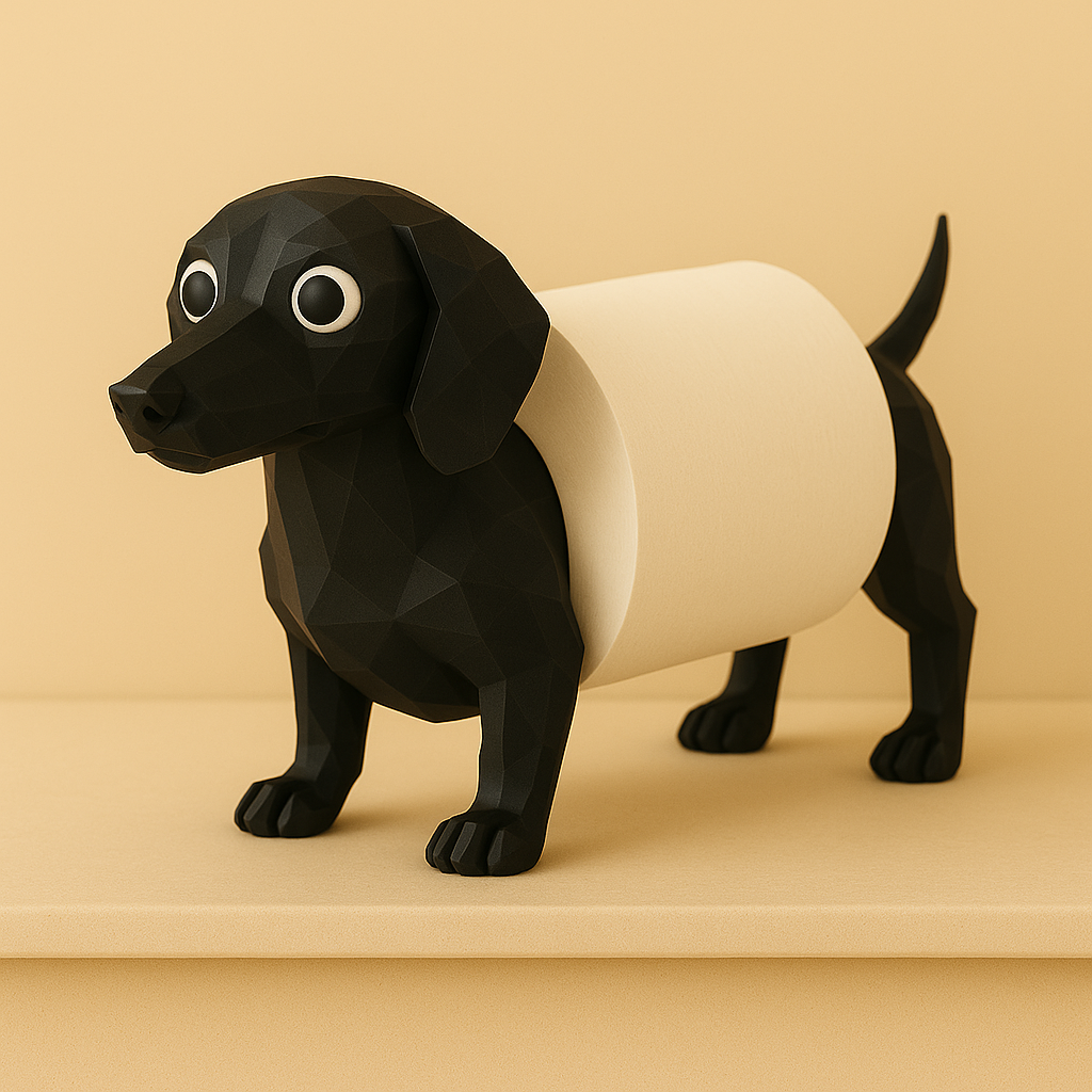 Animal Toilet Roll Holder Tabletop Decorative Figure