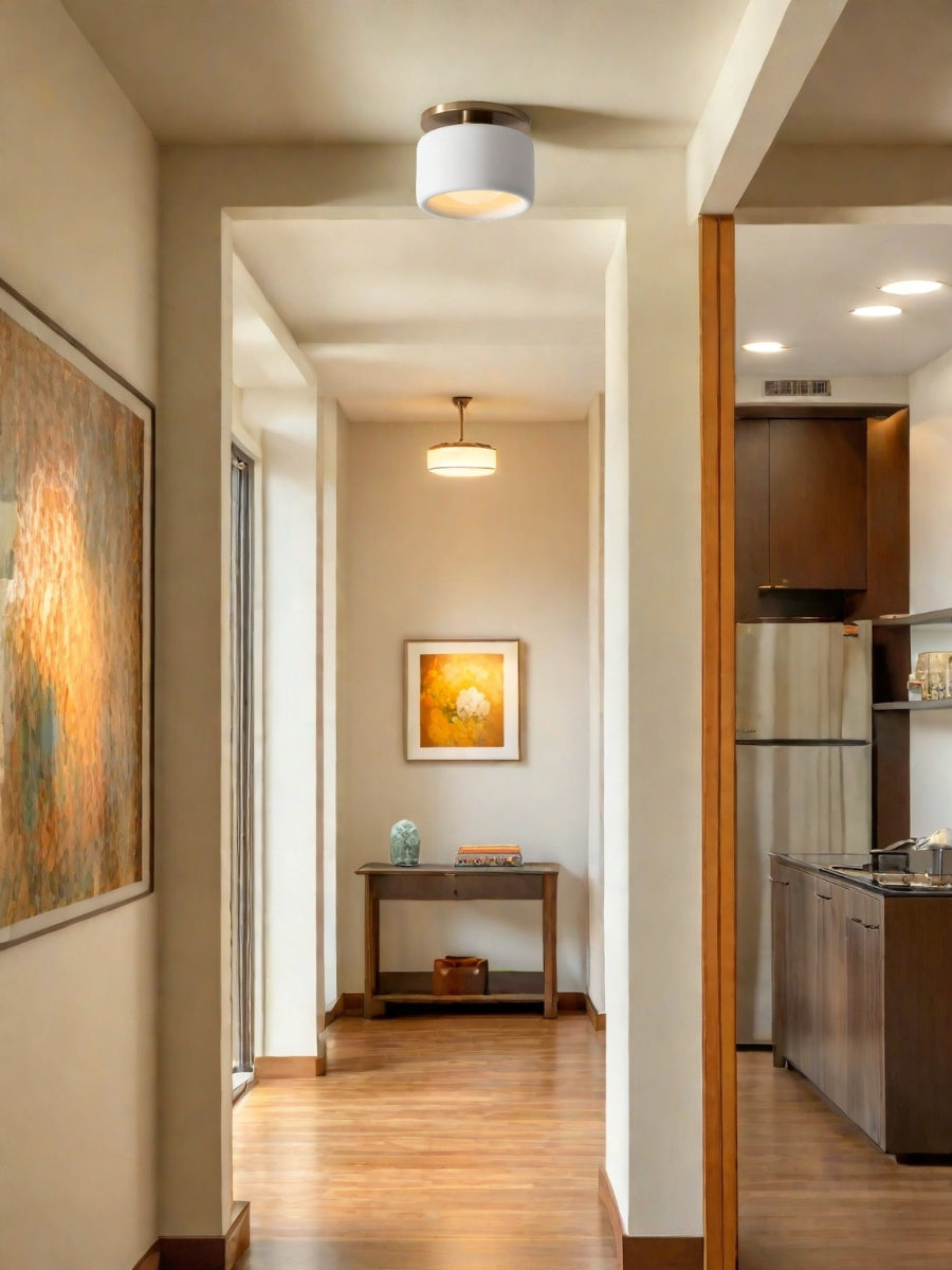 Porcelain Flush Mount Ceiling Light