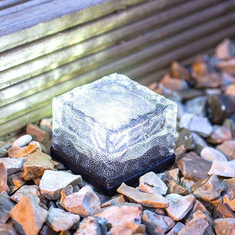 Zonne-energie Tuin Kubus Licht Met Kleurveranderend Water Ripple Effect