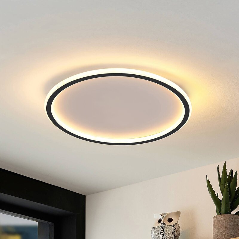 Modern LED Flush Mount Ceiling Light Round Slim Indoor Lamp