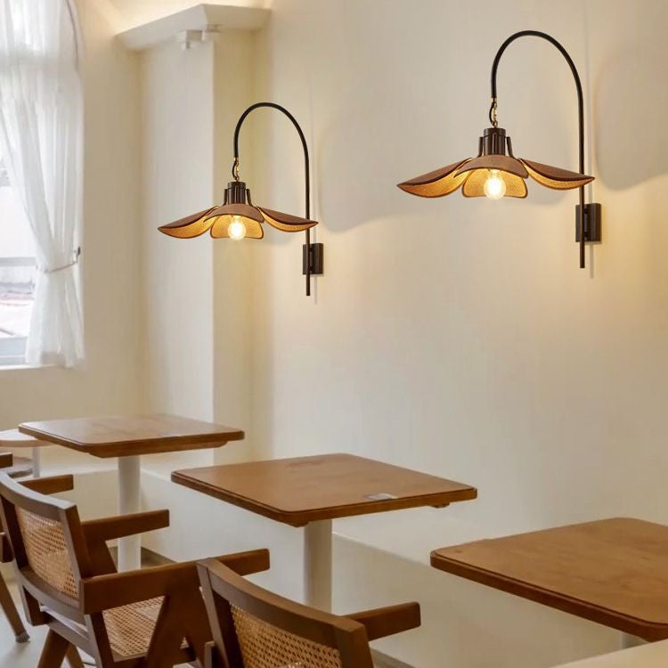 Wabi-Sabi Flower Wall Light