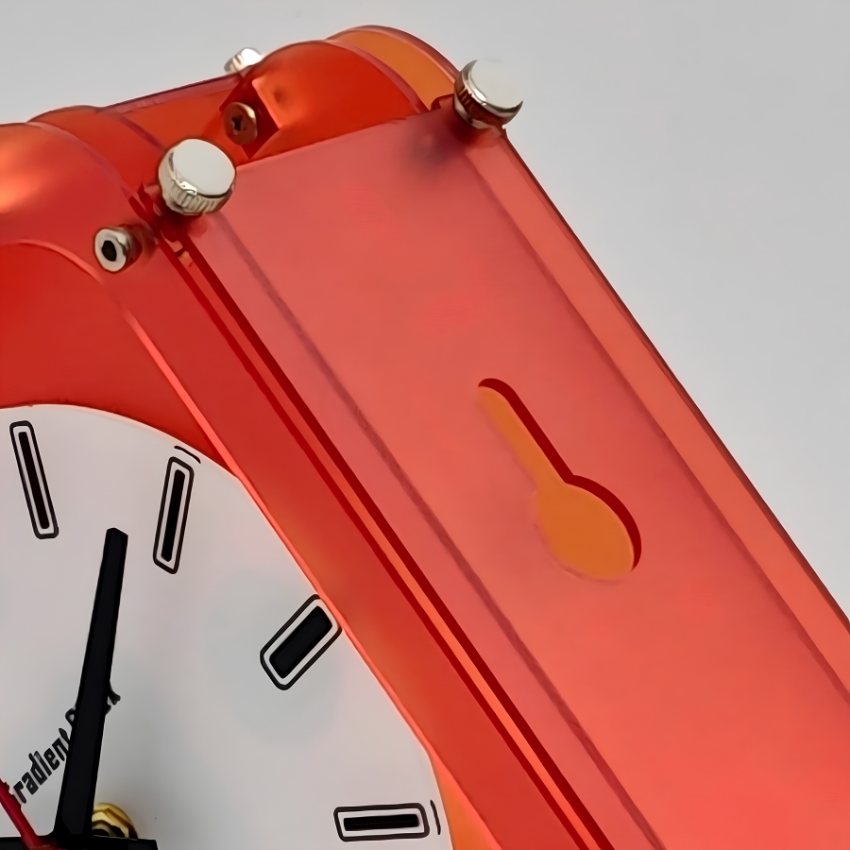 Horloge murale géométrique minimaliste design