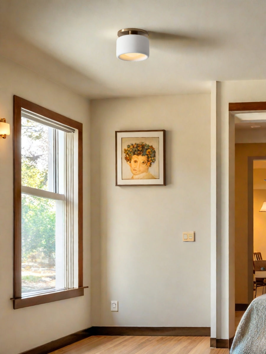 Porcelain Flush Mount Ceiling Light