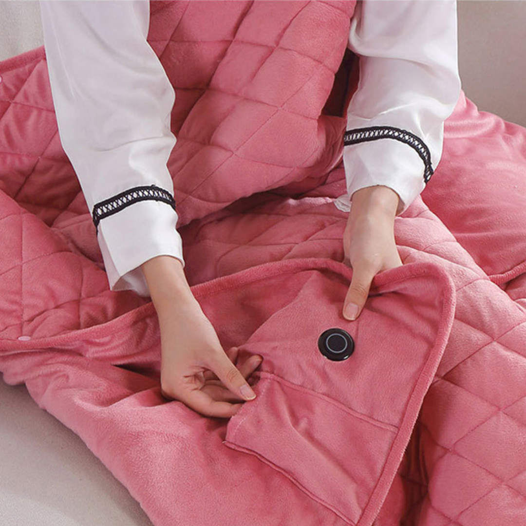 Couverture chauffante électrique douce pour canapé avec connexion USB