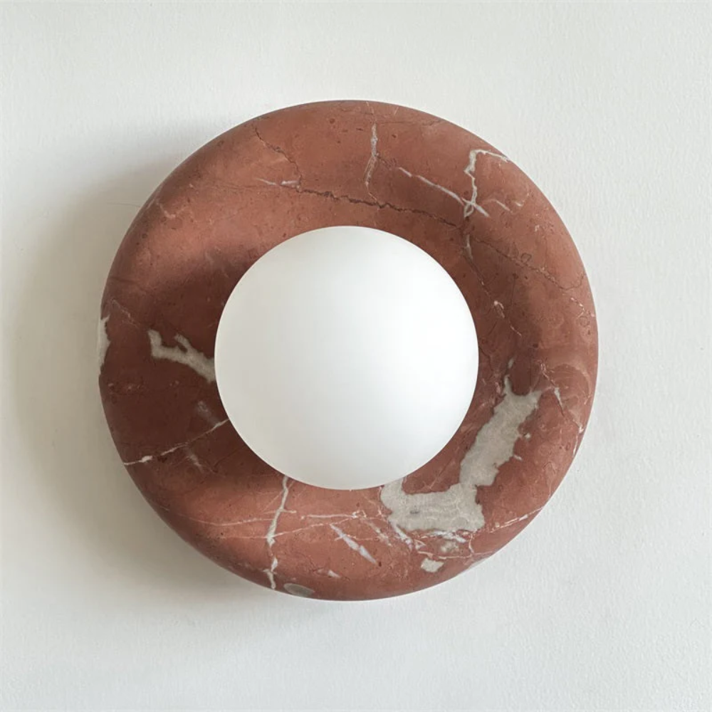 Marble Wall Sconce Modern Indoor LED Wall Light Elegant Fixture