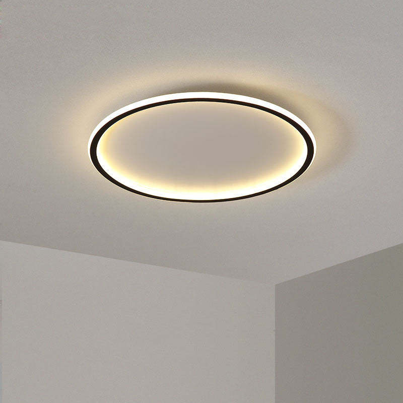 Modern LED Flush Mount Ceiling Light Round Slim Indoor Lamp