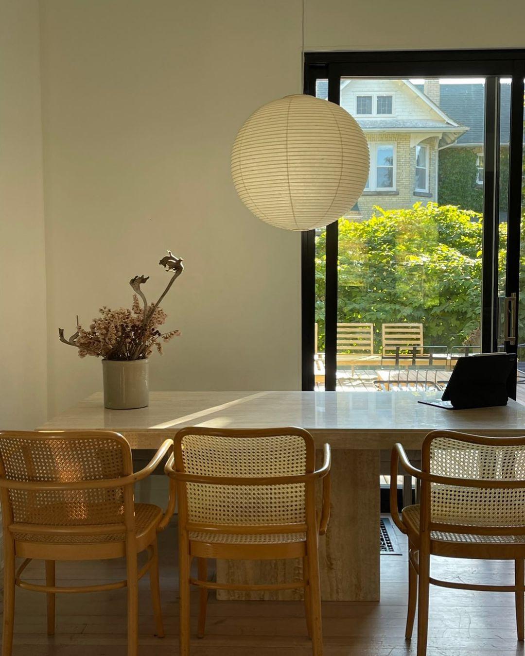 Japanese Inspired Paper Pendant Lamp Soft Ambient Light