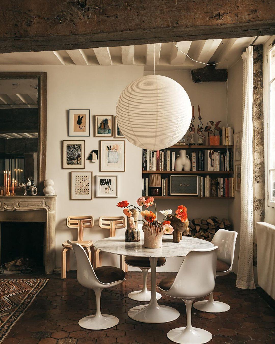 Japanese Inspired Paper Pendant Lamp Soft Ambient Light