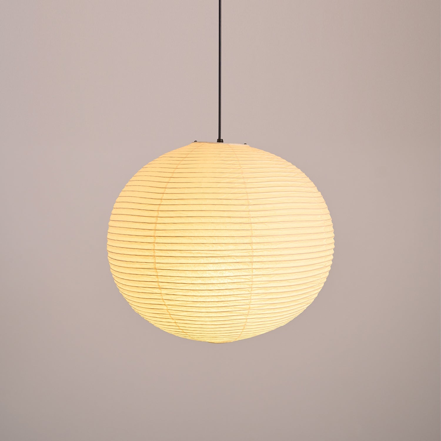 Japanese Inspired Paper Pendant Lamp Soft Ambient Light