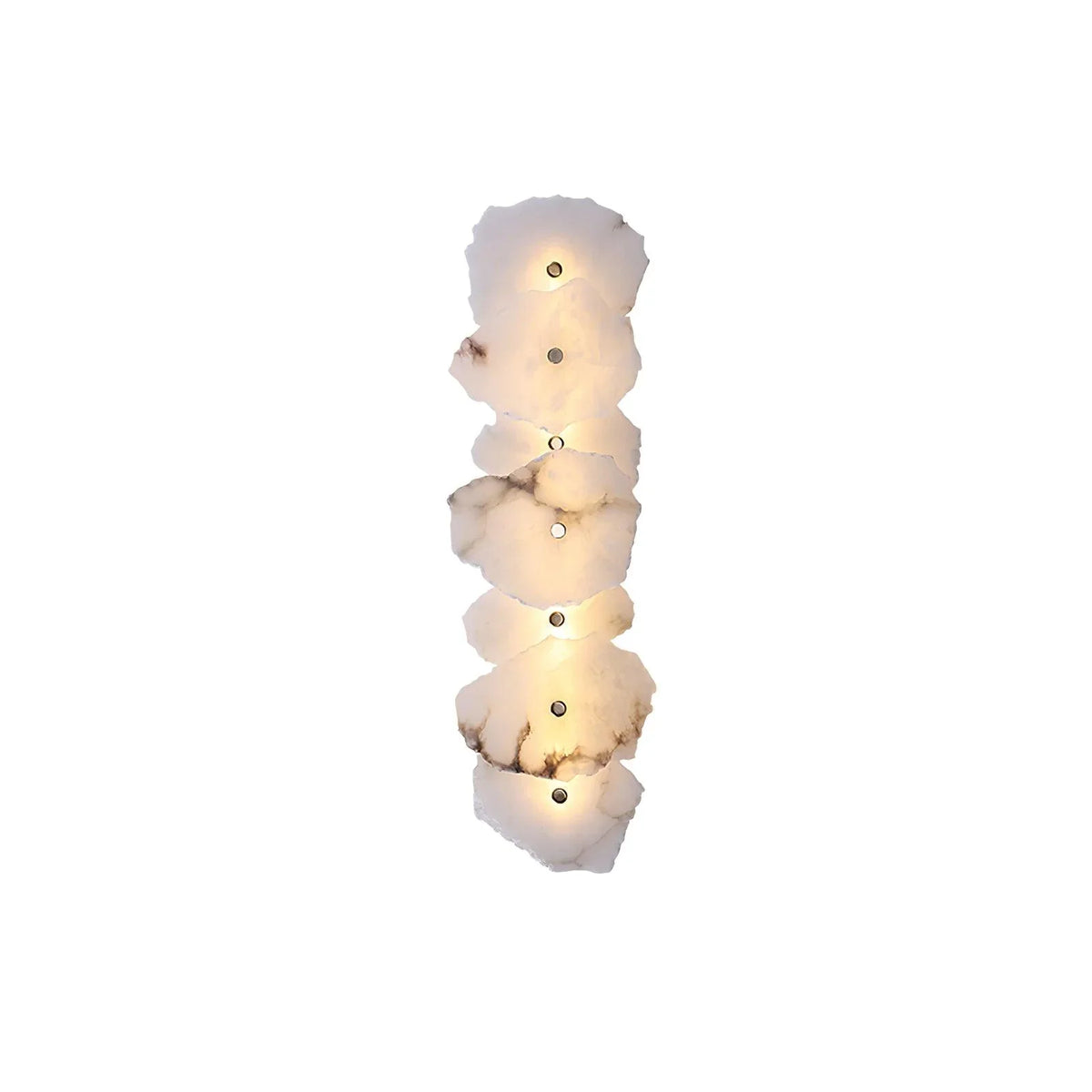 Alabaster Marble Wall Lamp Double Light Modern Sconce