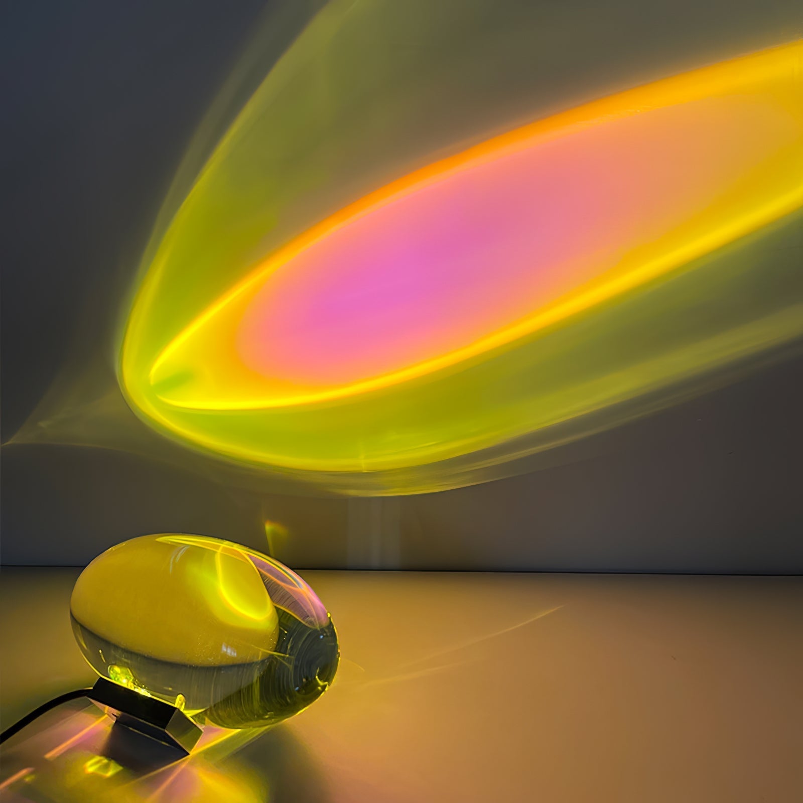 Crystal Glow Mood Table Lamp