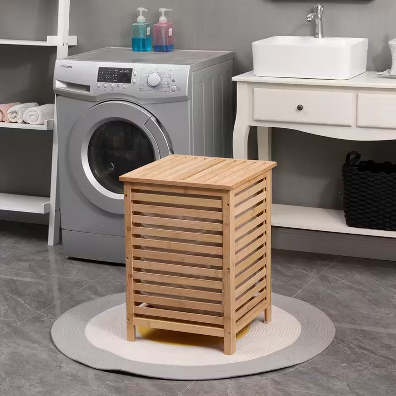 Bathroom Laundry Hamper with Lid