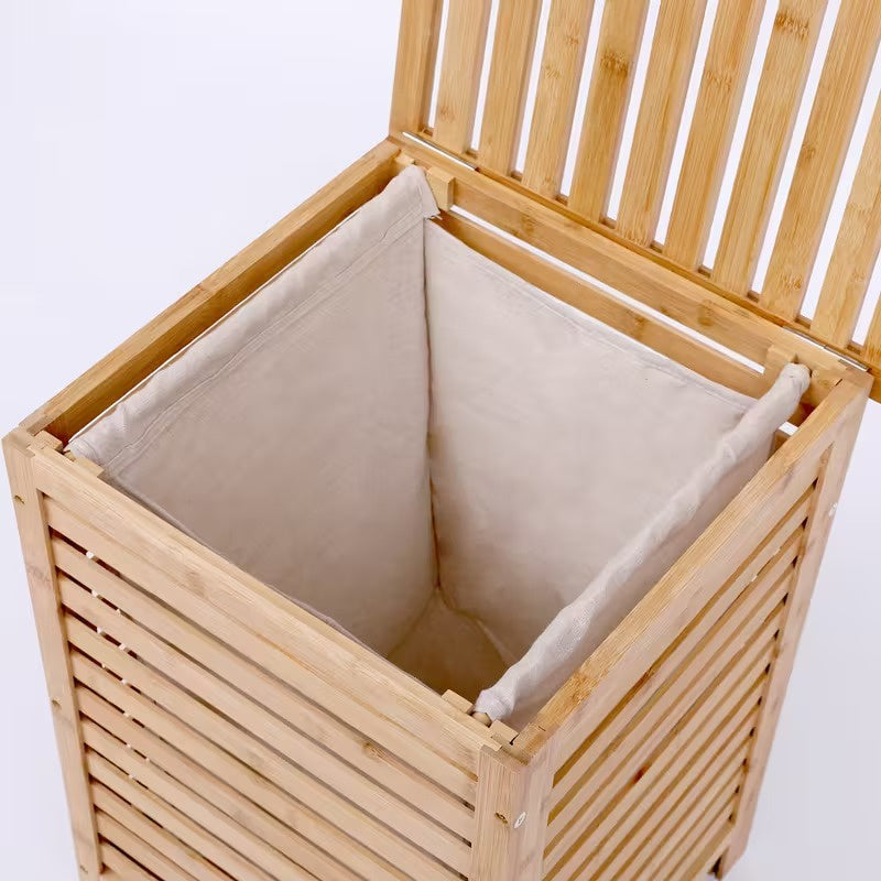 Bathroom Laundry Hamper with Lid