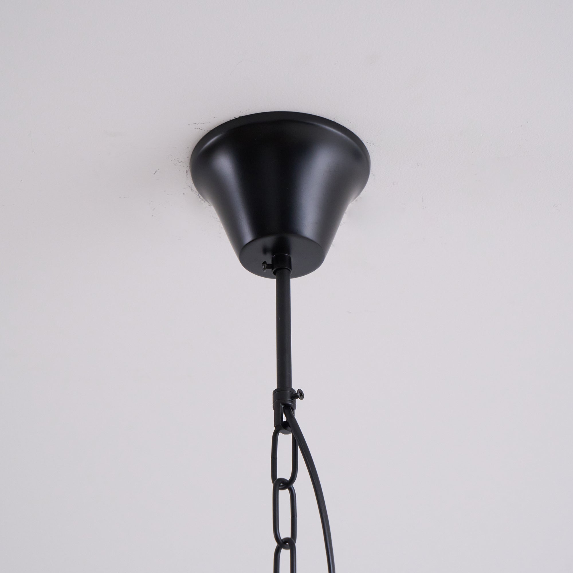 Vintage Glass Pendant Light Industrial Globe Hanging Fixture