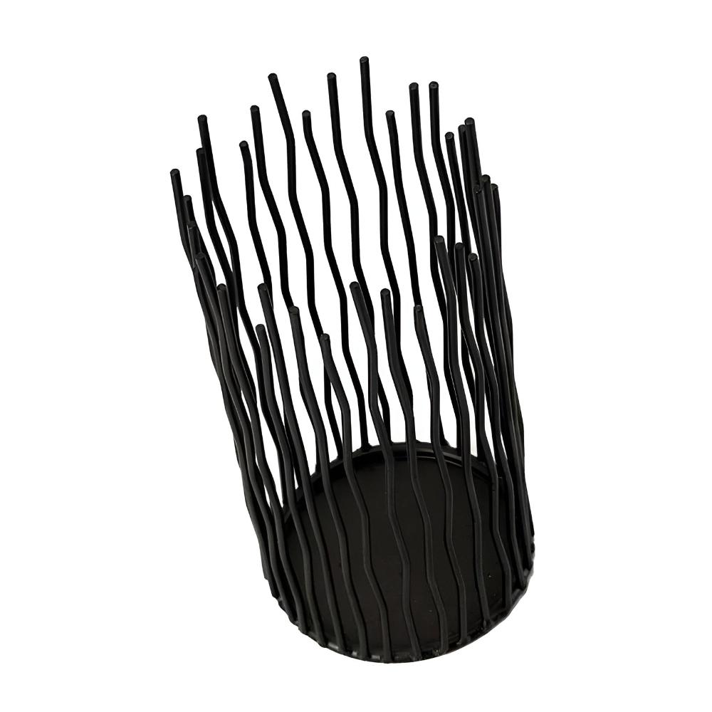 Decorative Iron Candle Holder with Sculptural Branch Design