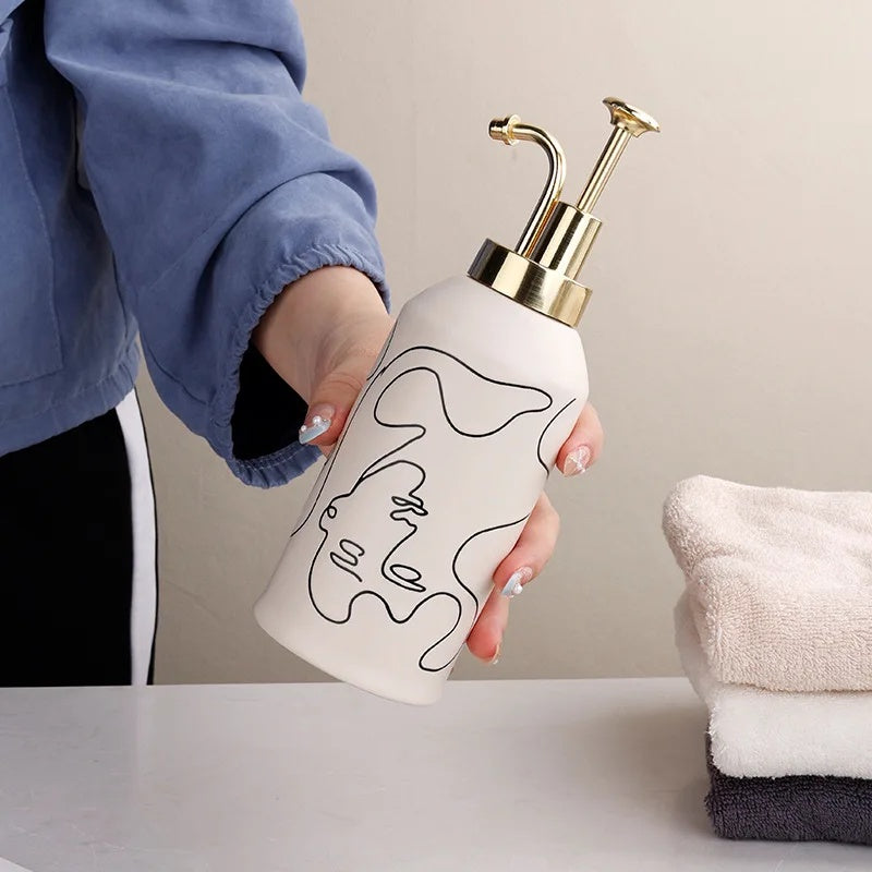 Ceramic Bathroom Accessory Set