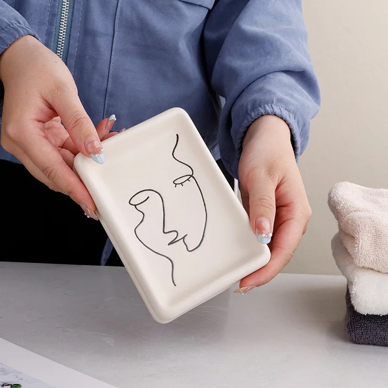 Ceramic Bathroom Accessory Set