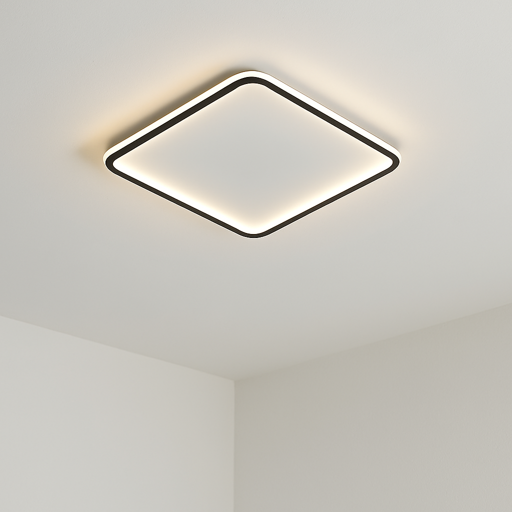 Scandinavian Square LED Ceiling Light