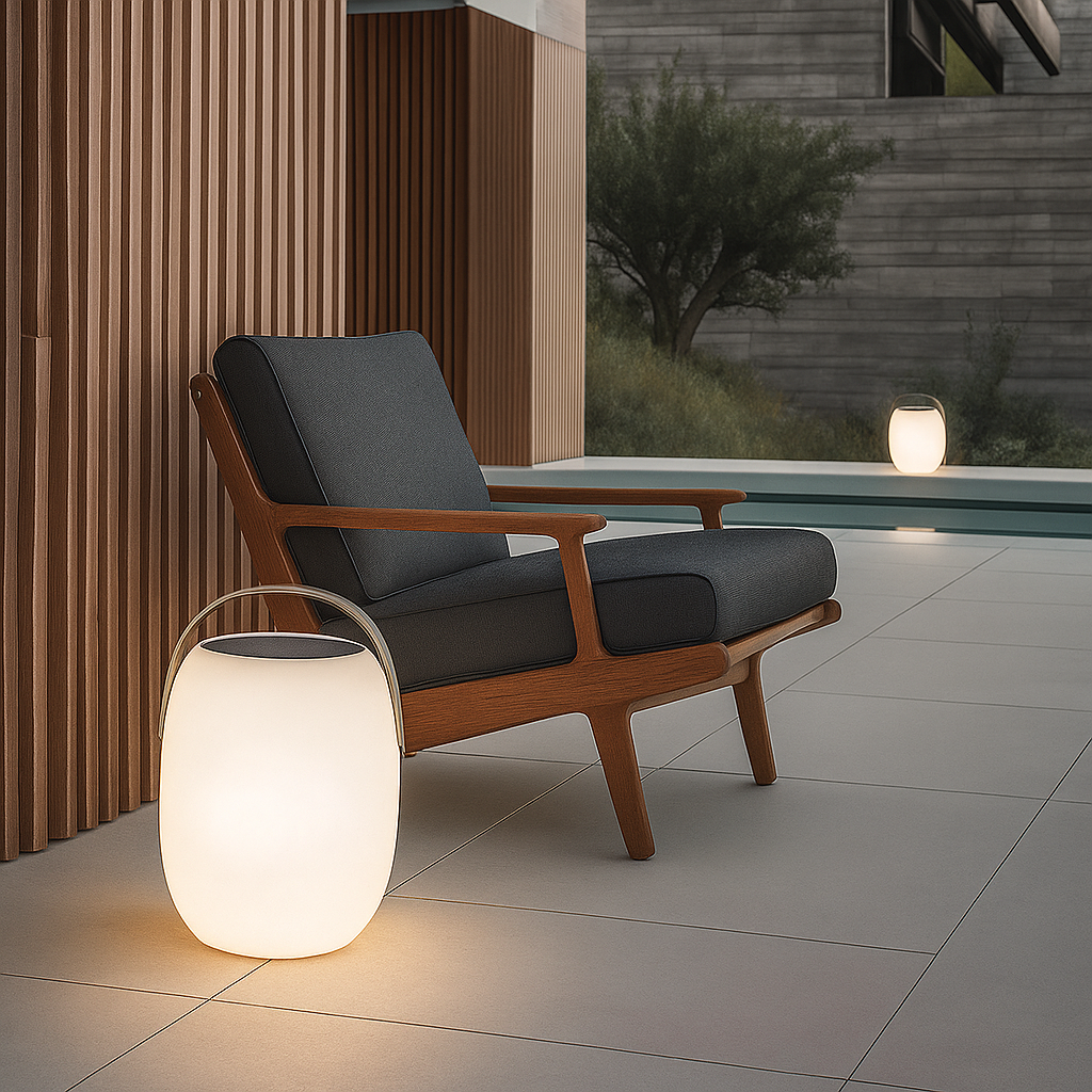 Modern Portable Terrace Solar Lamp