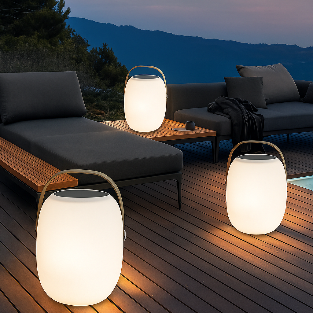 Modern Portable Terrace Solar Lamp