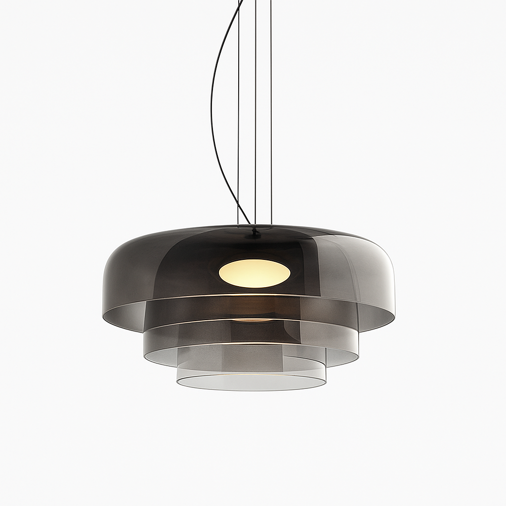 Layered Glass Pendant Light