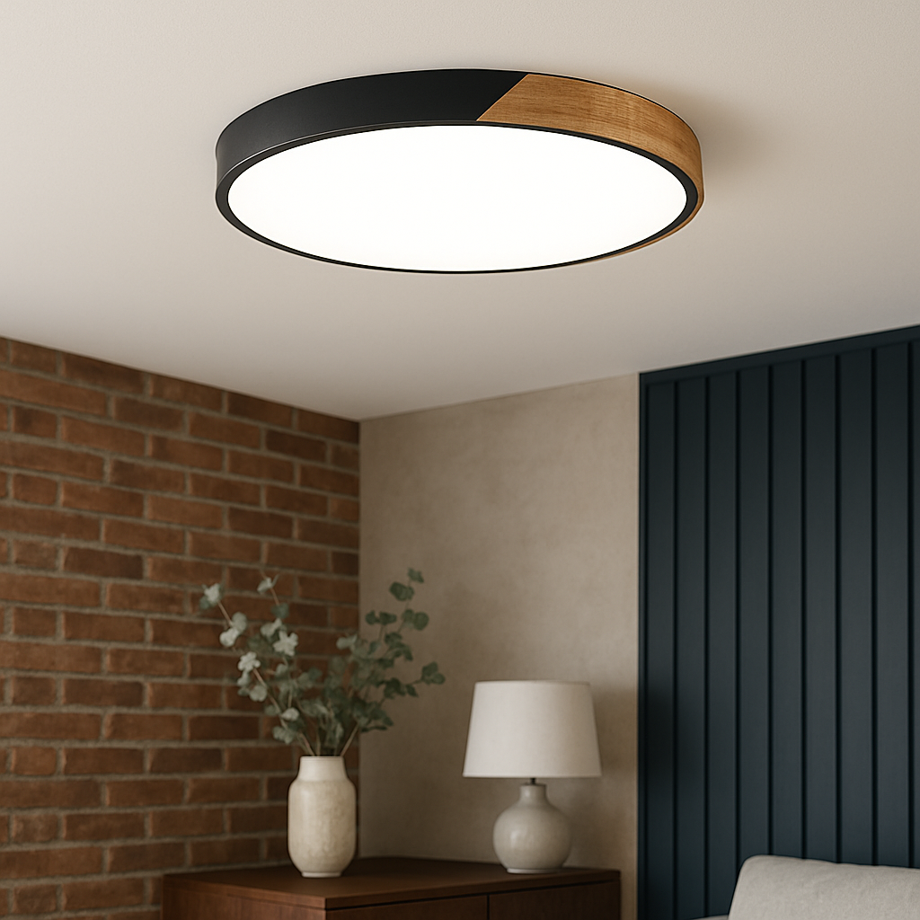 Scandinavian Wooden Ceiling Light
