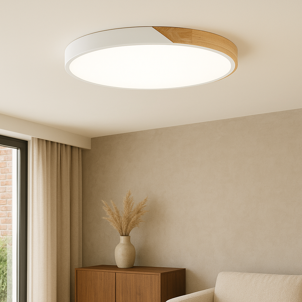 Scandinavian Wooden Ceiling Light